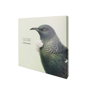 Hushed Birds Set of 6 Placemats + 100%NZ