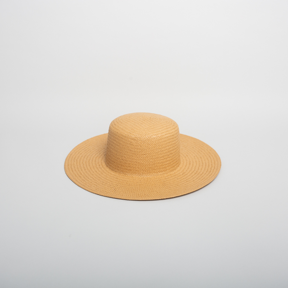 Sophie So Boater Hat - Natural