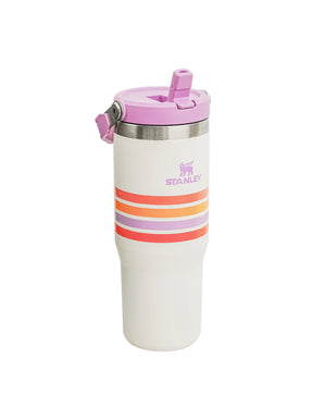 STANLEY THE VARSITY ICEFLOW™ FLIP STRAW TUMBLER 30 OZ LILAC STRIPE