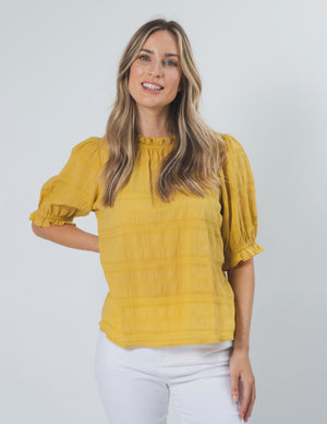 Stella+Gemma DANA BLOUSE - CANARY