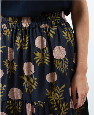 Stella Gemma Tori Skirt Flore Navy