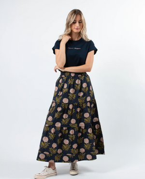 Stella Gemma Tori Skirt Flore Navy