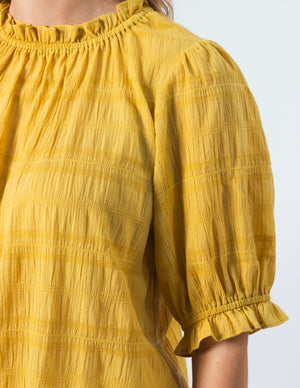 Stella+Gemma DANA BLOUSE - CANARY