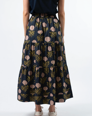 Stella Gemma Tori Skirt Flore Navy