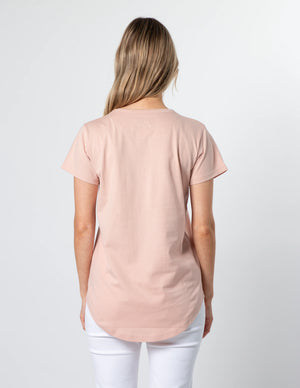 Stella + Gemma T-SHIRT - ANTIQUE ROSE DRIED HYDRANGEAS