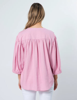 Stella Gemma TAMMY BLOUSE - MARSHMALLOW