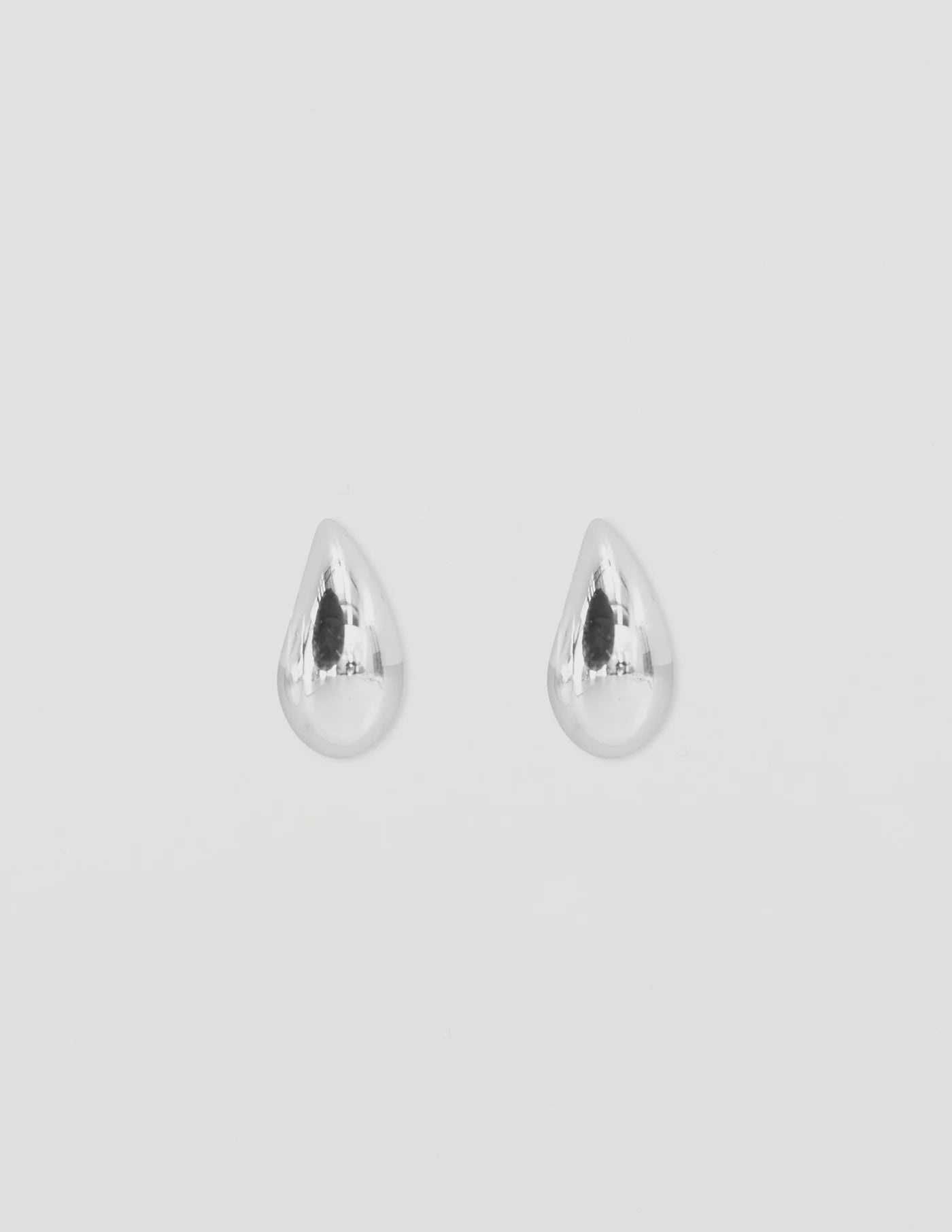 Earrings Silver Tear Drop