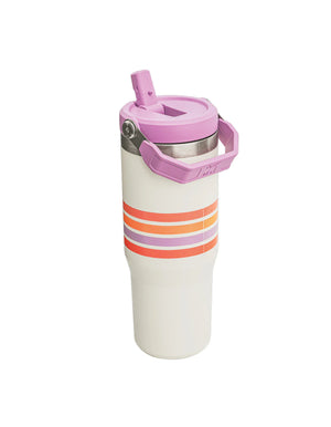 STANLEY THE VARSITY ICEFLOW™ FLIP STRAW TUMBLER 30 OZ LILAC STRIPE