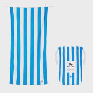 Dock & Bay Quick Dry Beach Towel - Bondi Blue