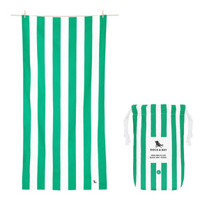 Dock & Bay Quick Dry Beach Towel - Cancun Green