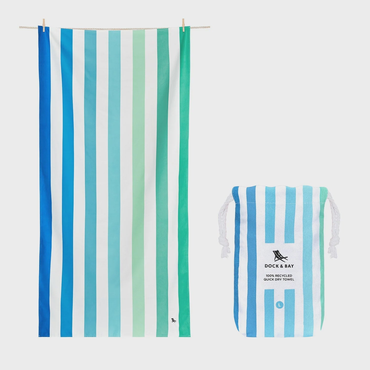 Endless River Towel - Dock & Bay