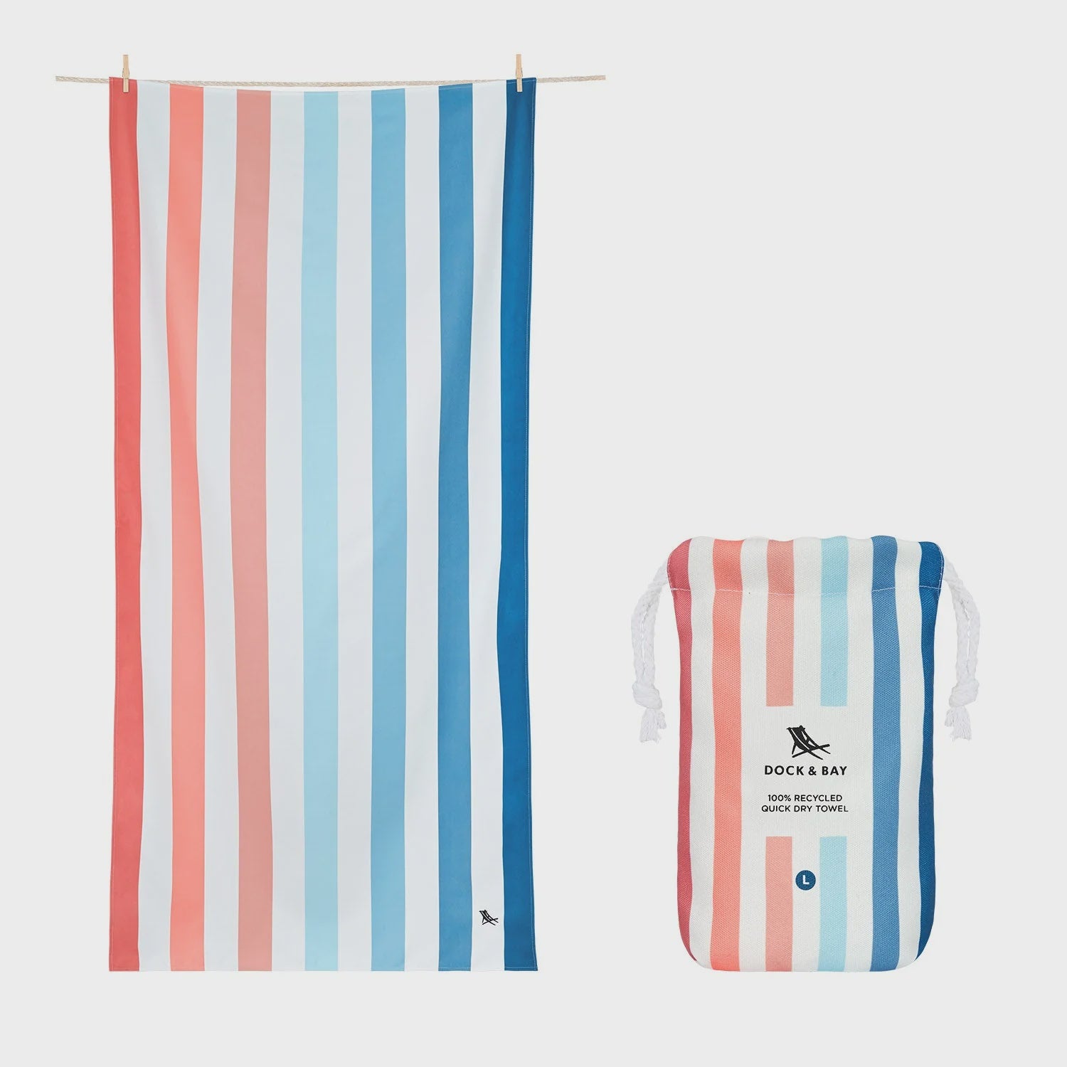 Sand to Sea Towel - Dock & Bay