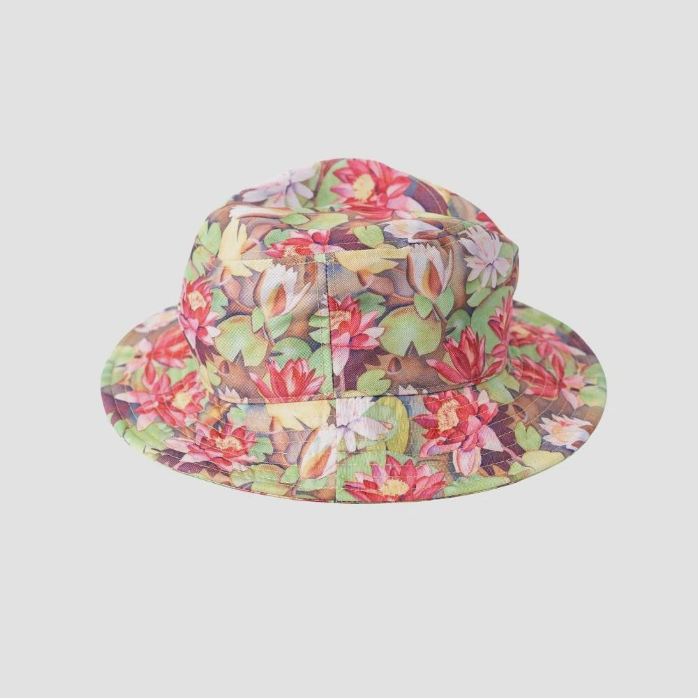 Rita Angus - Bucket Hat - Waterlilies