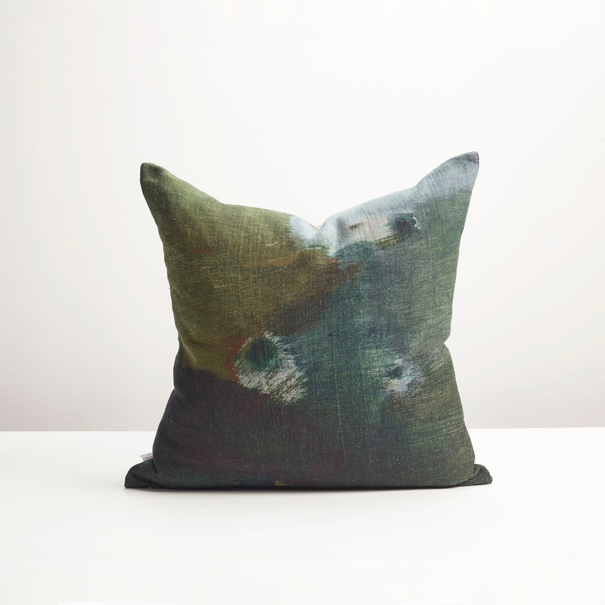 Thread Design Deep Dusk Linen Cushion