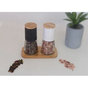 Dishy Pepper & Salt Grinder Set