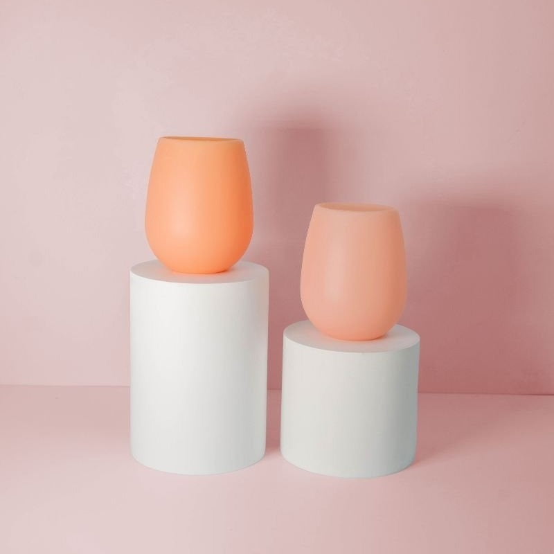 Porter Green Silicone Tumblers - Peach + Petal