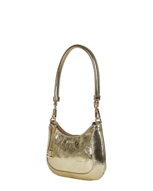 Sammie Mini Bag Golden Hour Gold Crinkle