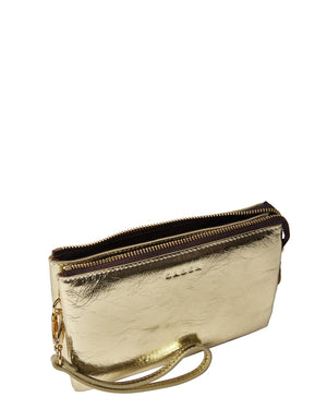 Saben Tilly Crossbody -Light Gold Crinkle