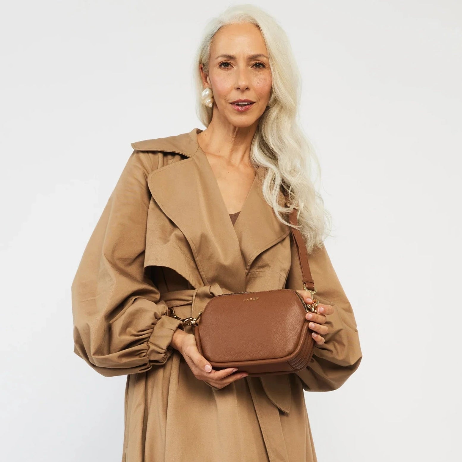 Odile Crossbody - Tan - Saben