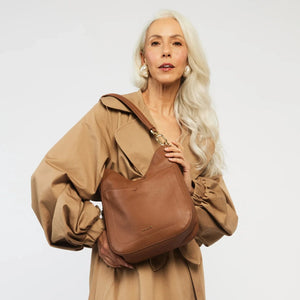 Rebe Shoulder Bag - Tan - Saben