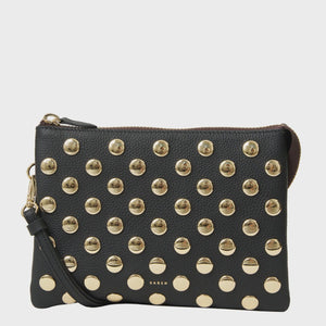 Big Sis Tilly Crossbody - Black & Gold Stud - Saben