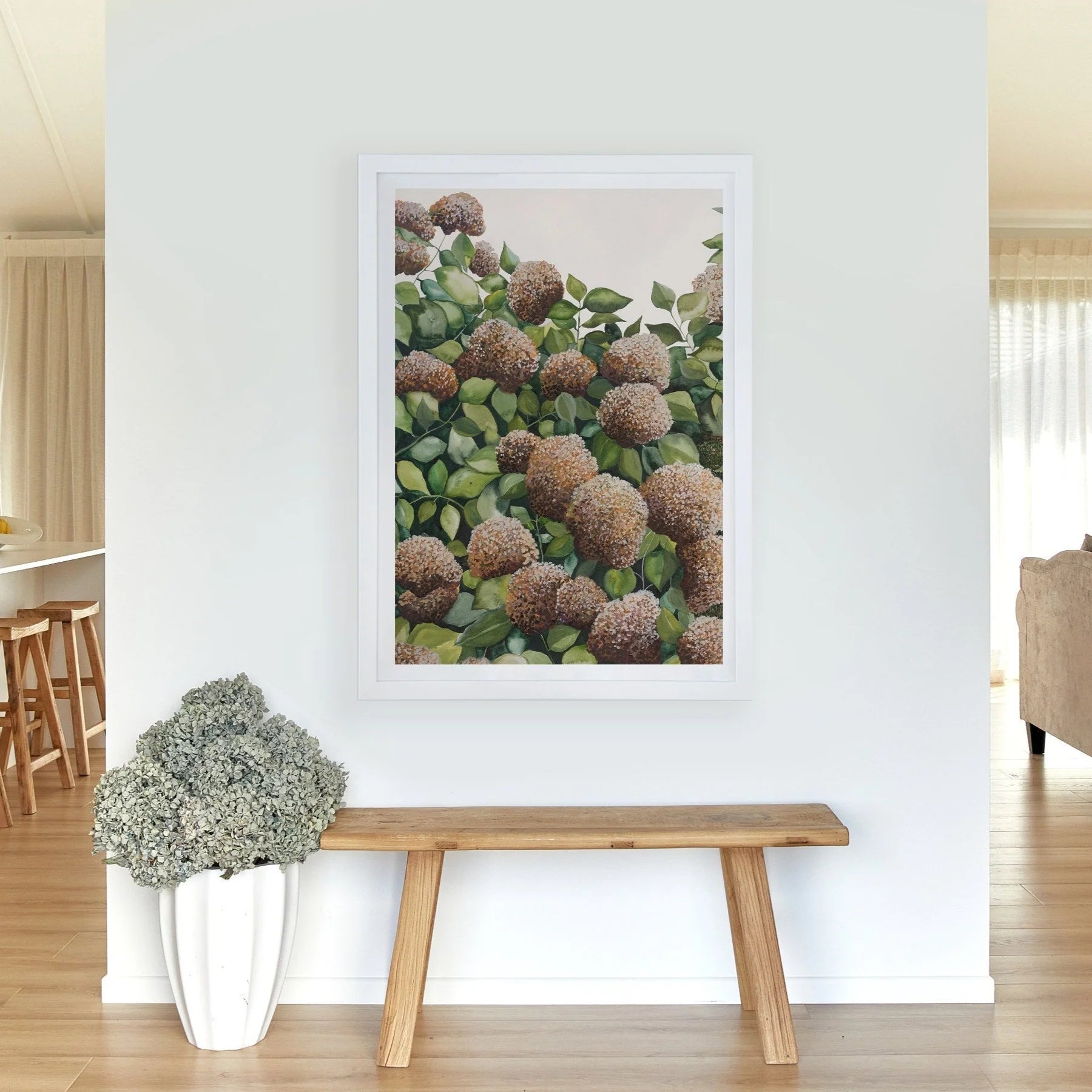 Bronze Hydrangea I - A2 Print - Leden