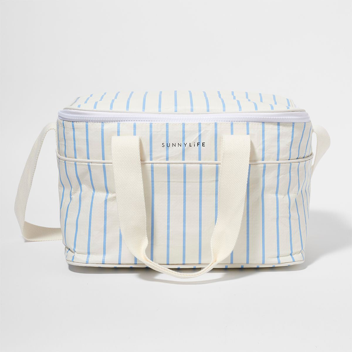 Cooler Bag Mid Blue/Cream - Sunnylife