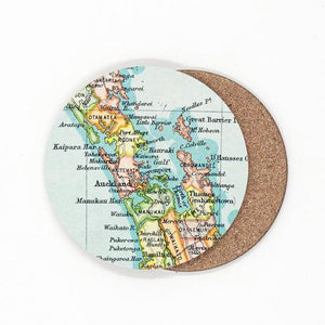 Coaster - Vintage Map of Auckland - 100% NZ