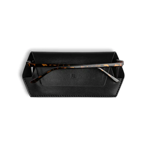 Sunglass Case Black- Fox & Leo 