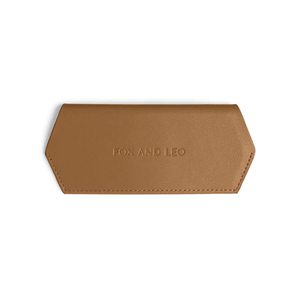 Glasses Case Tan - Fox & Leo