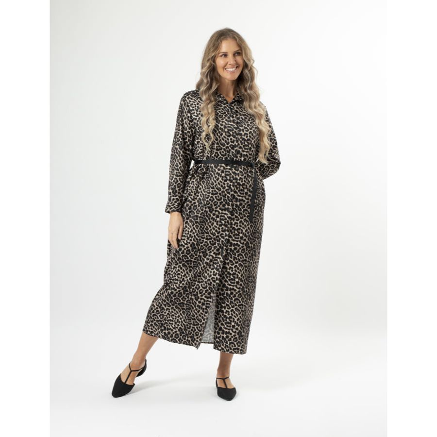 Maya Dress Purrfect Leopard - Stella + Gemma