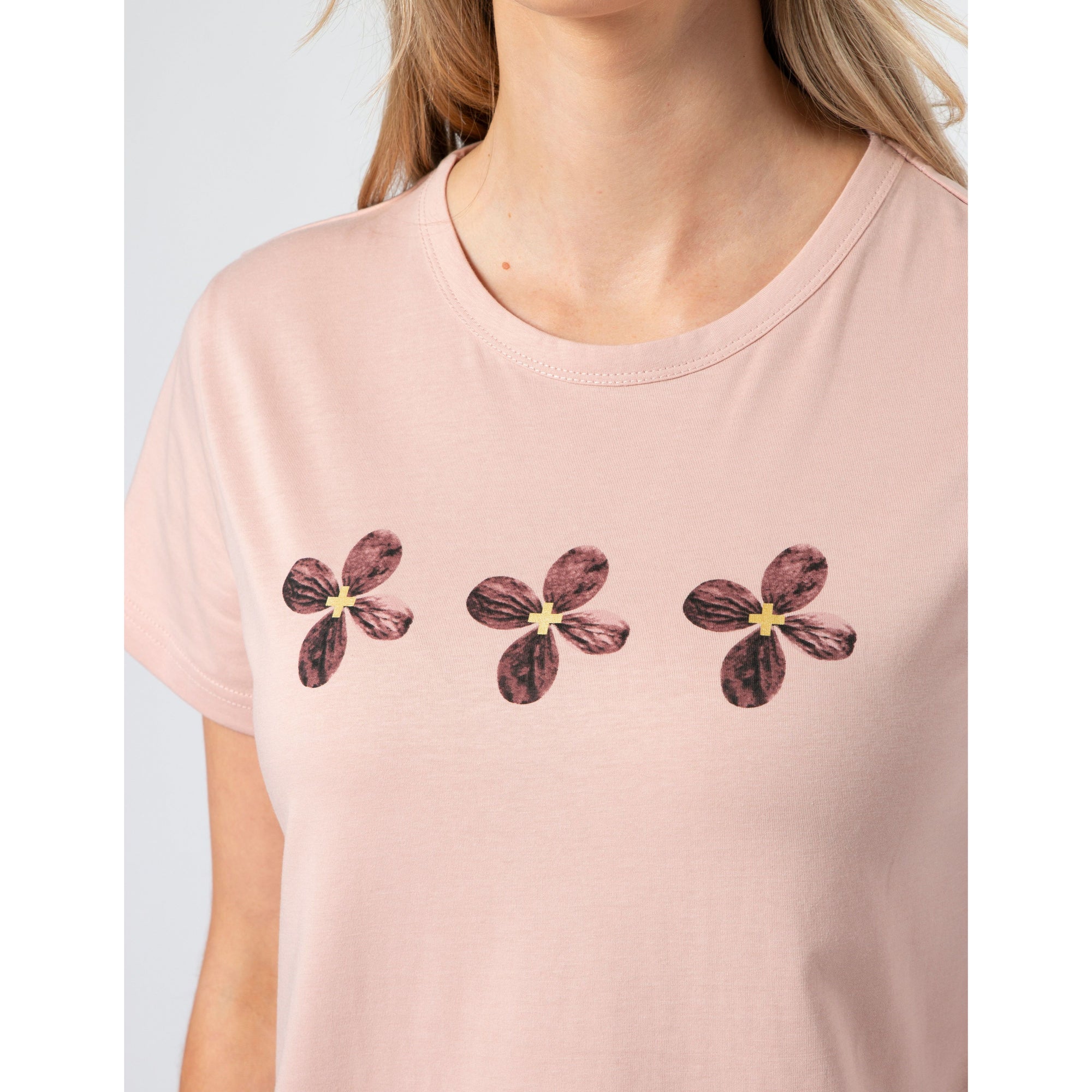 Antique Rose Hydrangea Tee - Stella + Gemma