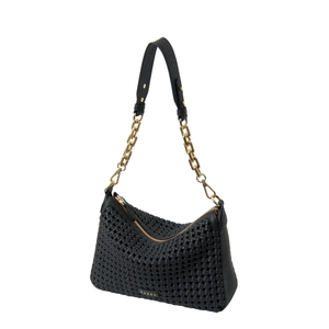 Dane Shoulder Bag - Black Braid - Saben