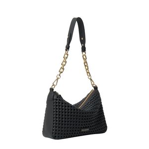 Dane Shoulder Bag - Black Braid - Saben