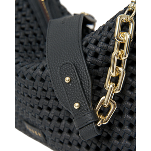 Dane Shoulder Bag - Black Braid - Saben