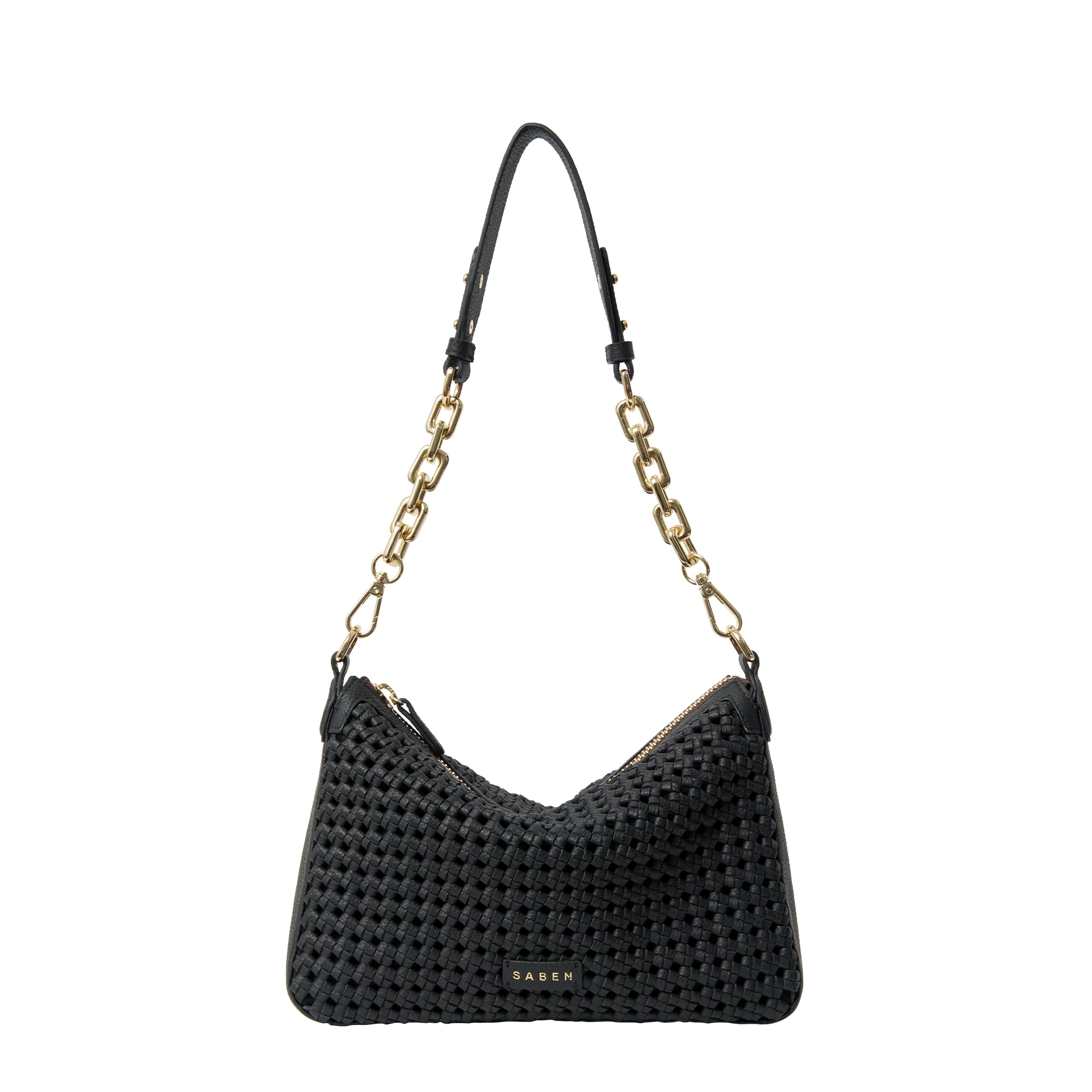 Dane Shoulder Bag - Black Braid - Saben