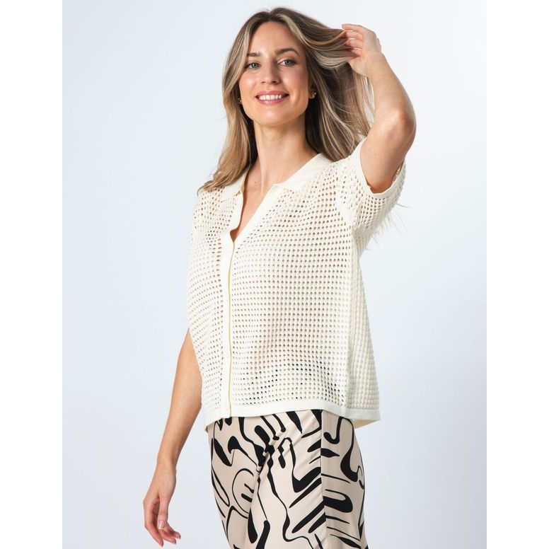 Holly Knit top Bone - Stella + Gemma