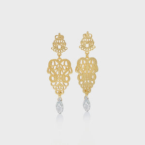 Palais Gold Earrings - Fabuleux Vous