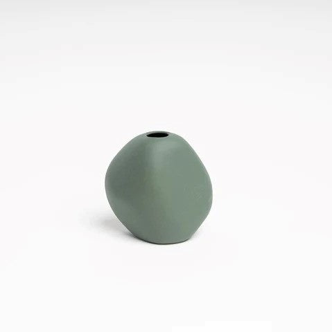 Ned Collections Forest Green Pebble Harmie Vase