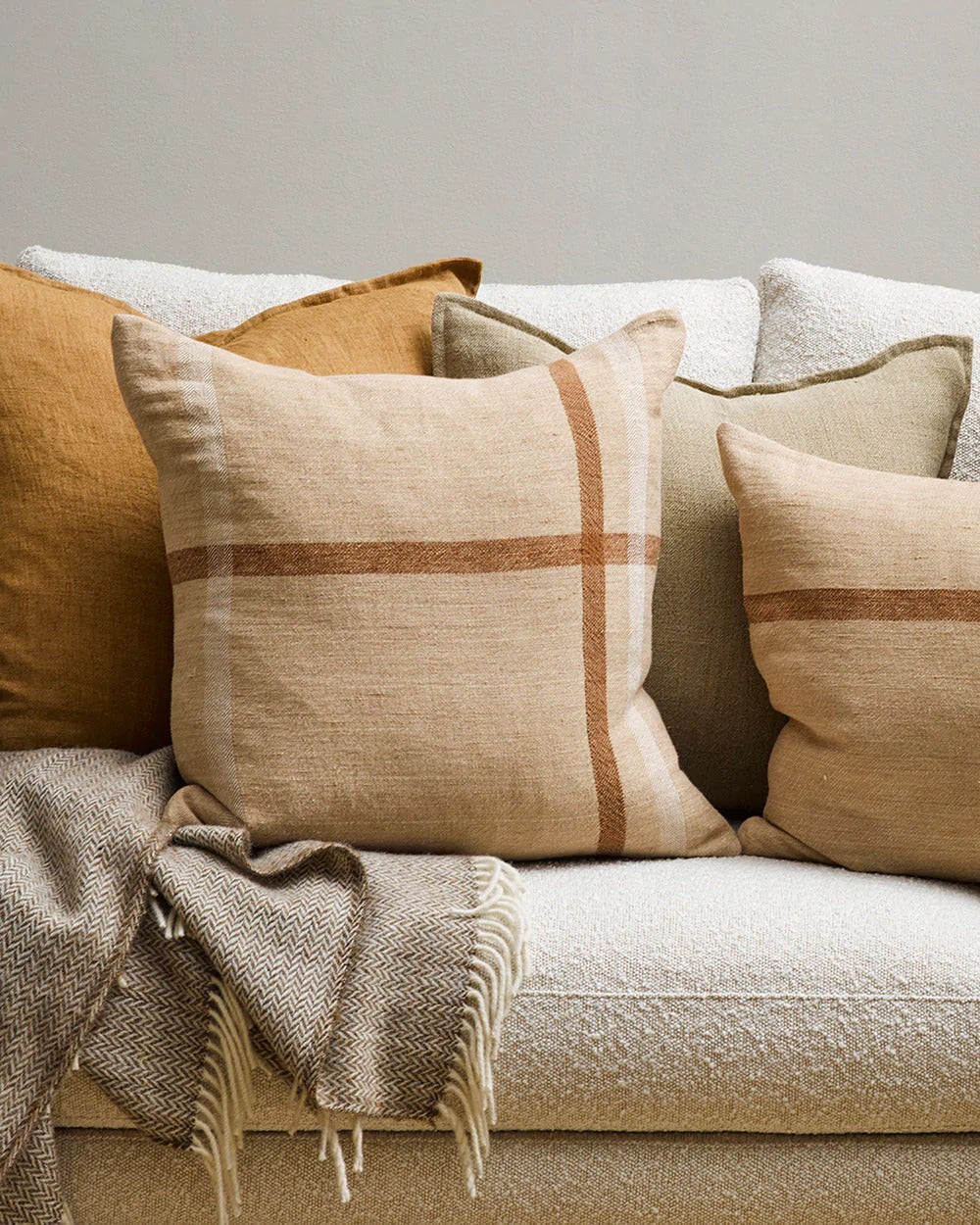 Taupe Keswick Cushion