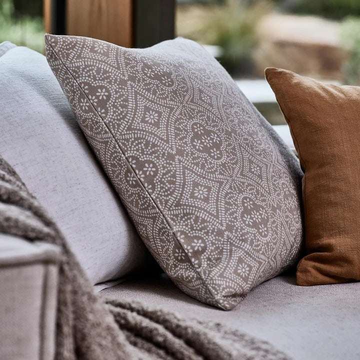 Madras Link Abbey Caramel Cushion