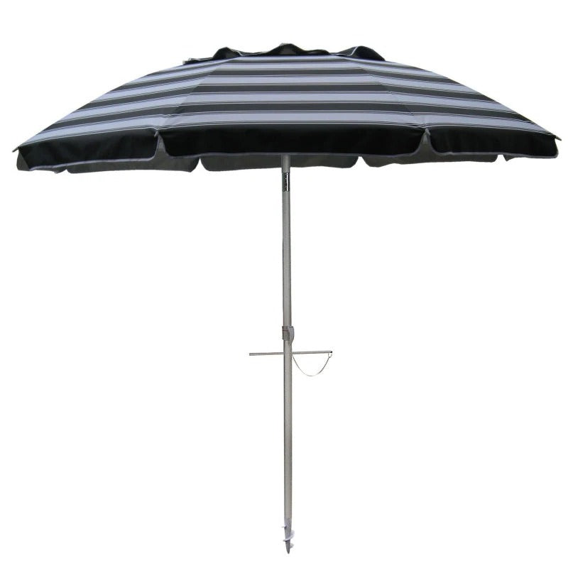 Black Nautical Daytripper Beach Umbrella